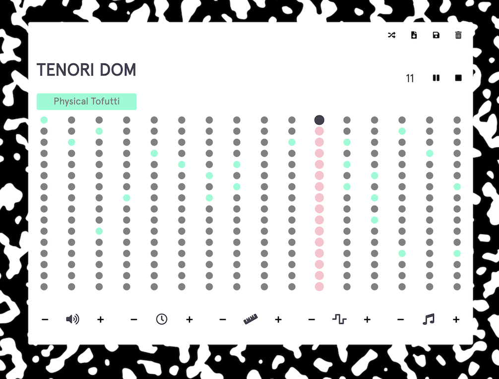 tenori DOM project image